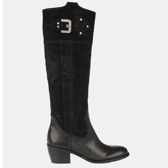 Franco Sarto Shoes - Franco Sarto Duke Tall Riding Boots Black 8.5